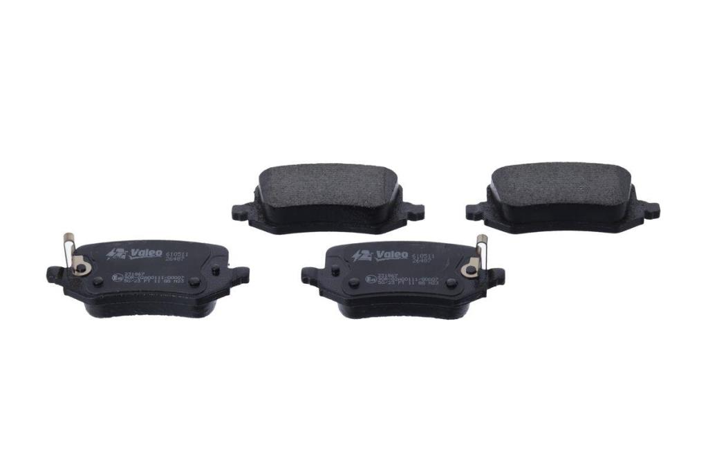Jeu de 4 plaquettes de frein VALEO ref. 610511